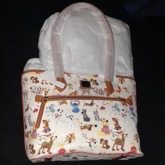 Dooney & Bourke | Disney Dogs Santa Tails Tote - Picture 3 of 8